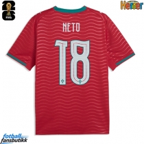 Portugal Pedro Neto #18 Hjemmedrakt EM 2024 Kortermet